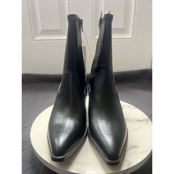 Universal Thread Black Aubree Ankle Boots NWT SZ 10, 9.5 &  9 Western Cowgirl - Picture 1 of 15